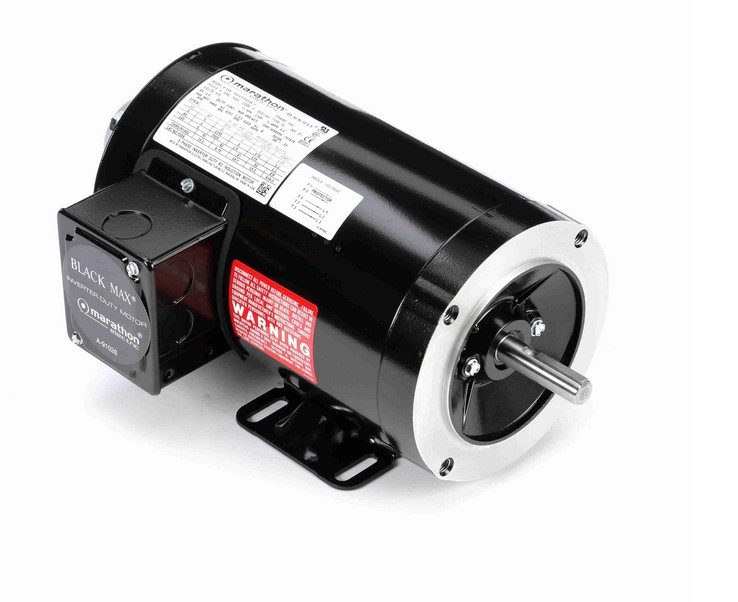 Y556 Marathon 1 hp 1800 RPM 3-Phase 56C Frame TENV (rigid base