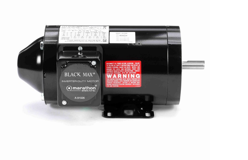 Y556 Marathon 1 hp 1800 RPM 3-Phase 56C Frame TENV (rigid base