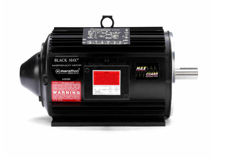 Y543A Marathon 5 hp 1800 RPM 3-Phase 184TC Frame TENV (rigid base
