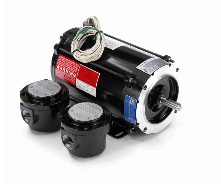 Y604 Marathon 1 hp 1800 RPM 3-Phase 56C Frame TENV (rigid base