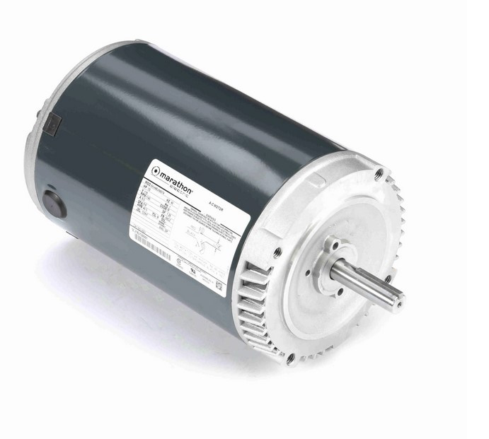 H221 Marathon 1/2 hp 1200 RPM 56CZ Frame 115V (No Base) ODP