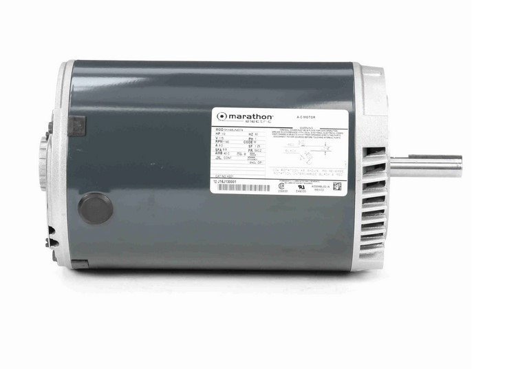 H221 Marathon 1/2 hp 1200 RPM 56CZ Frame 115V (No Base) ODP