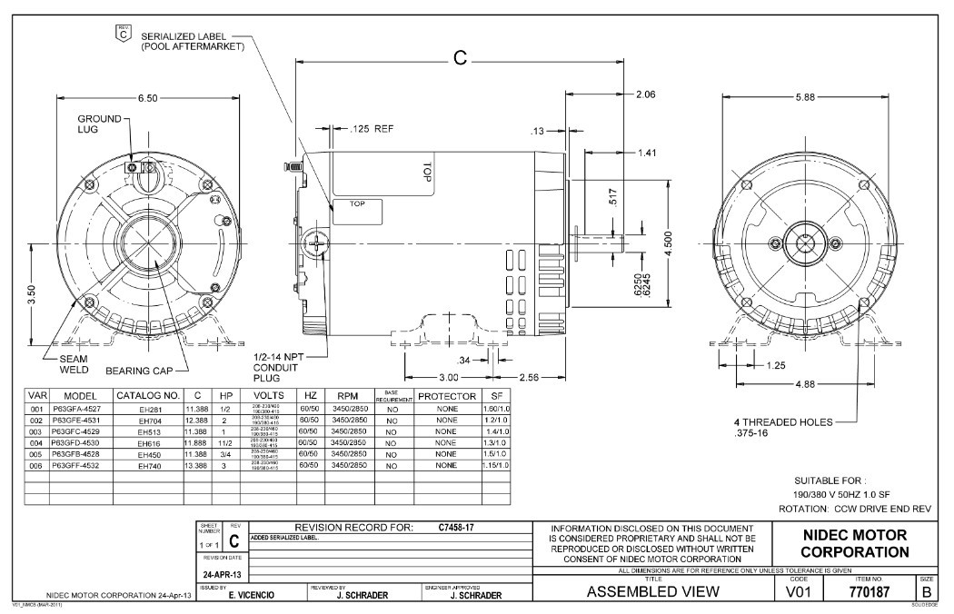 Diagrama de fiação do capacitor de partida em bomba de piscina