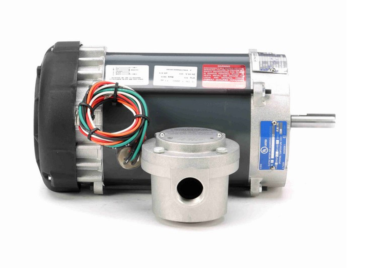 C1818 Marathon 1/4 hp 1200 RPM 115V Explosion Proof 56CZ