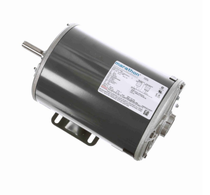 G908A Marathon 3/4 hp 1800 RPM 208-230/460V 3-Phase 56 Frame ODP