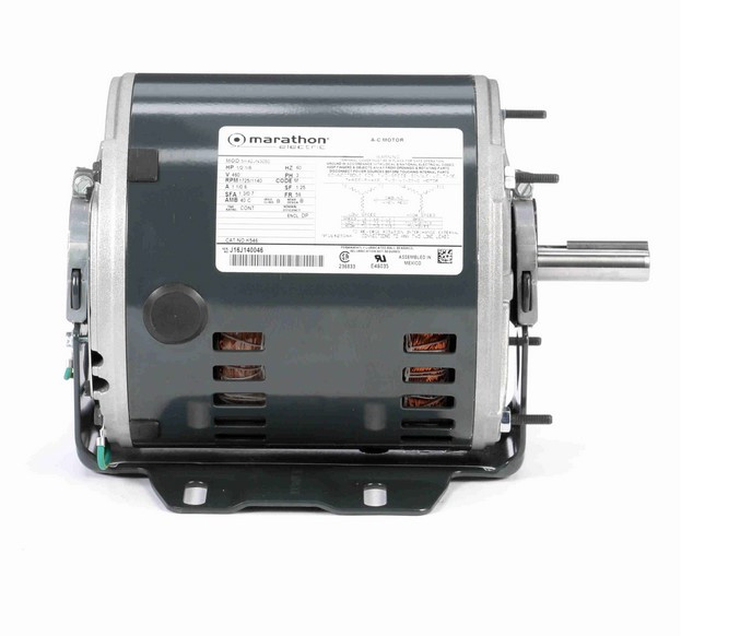 X018 Marathon 1/4 hp 277V 1075 RPM (3 speed) OPAO 48H Frame Blower