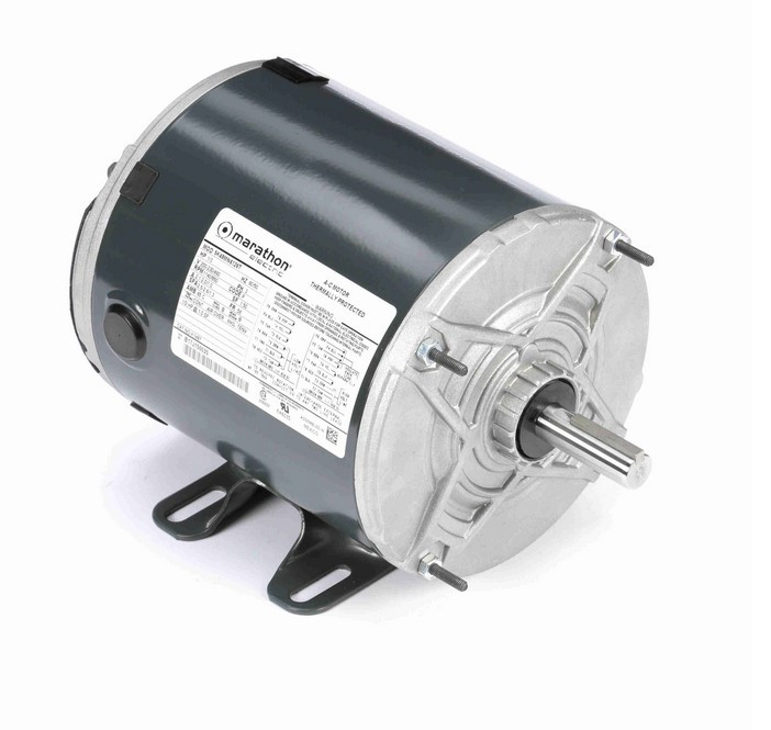 K1487 Marathon 1/3 hp (1 speed) 200-230/460V 1200 RPM TENV 56 Frame 3-