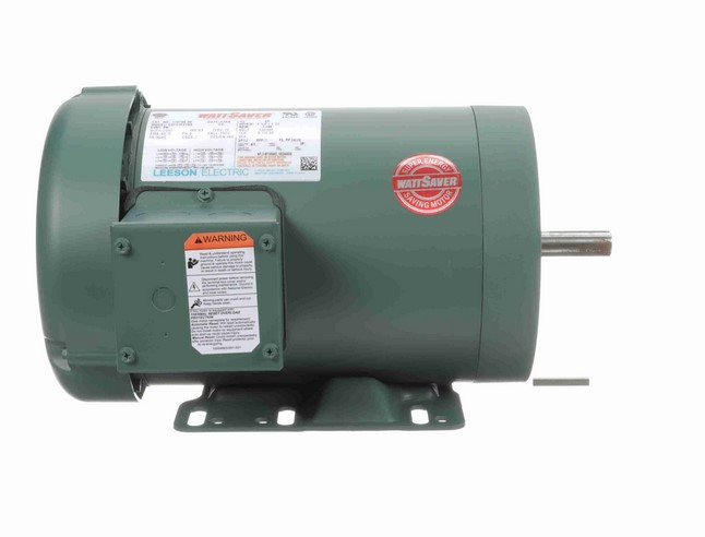 119796.00 Leeson 1 1/2 hp 230/460V 1200 RPM 56HC Frame (Rigid Base