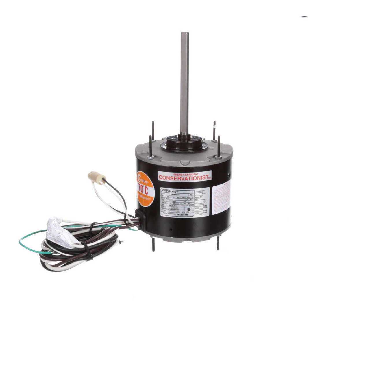 1 4 Hp 825 RPM 1 Speed 208 230V 70 C Condenser Motor Century FSE1028SF 1-4-hp-825-rpm-1-speed-208-230v-70-c-condenser-motor-century-fse1028sf