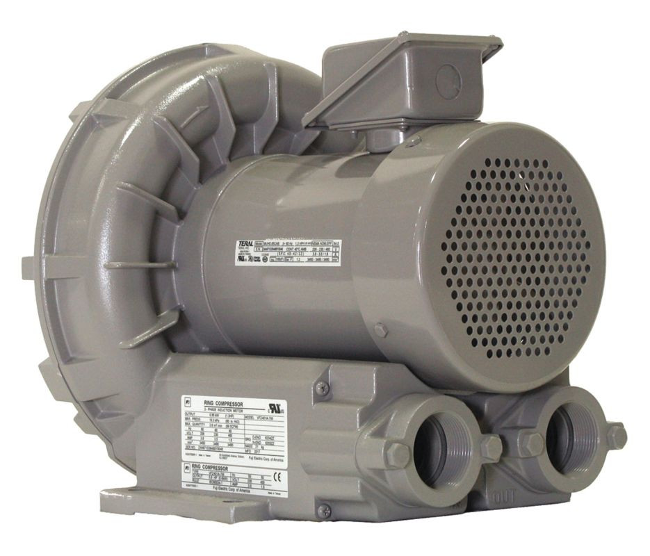 VFZ401A-7W Fuji Regenerative Blower 1.4 hp, 208-230/460 Volts