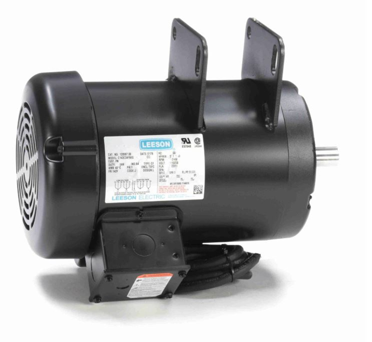 120997.00 Leeson hp 3450 RPM Delta Unisaw Electric Motor 115/230 Volts