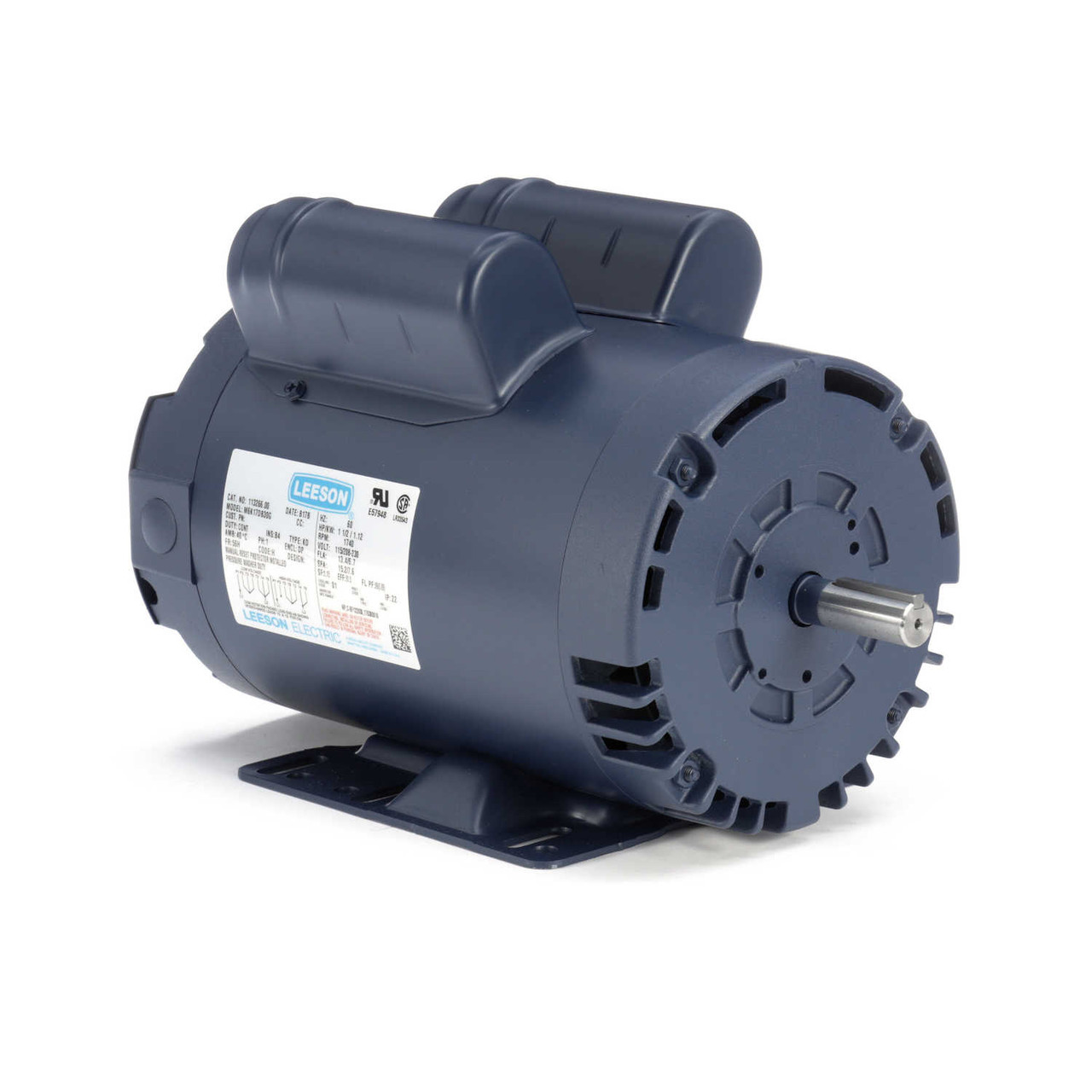 113266.00 Leeson | 1.5 hp 1725 RPM 56H Frame 115/208-230 Volts