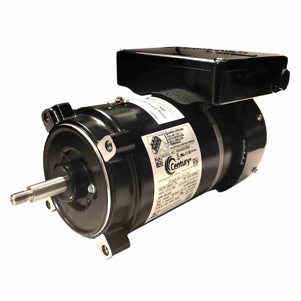 Century Electric VGREEN EVC165 1.65HP Variable Speed Pool Pump