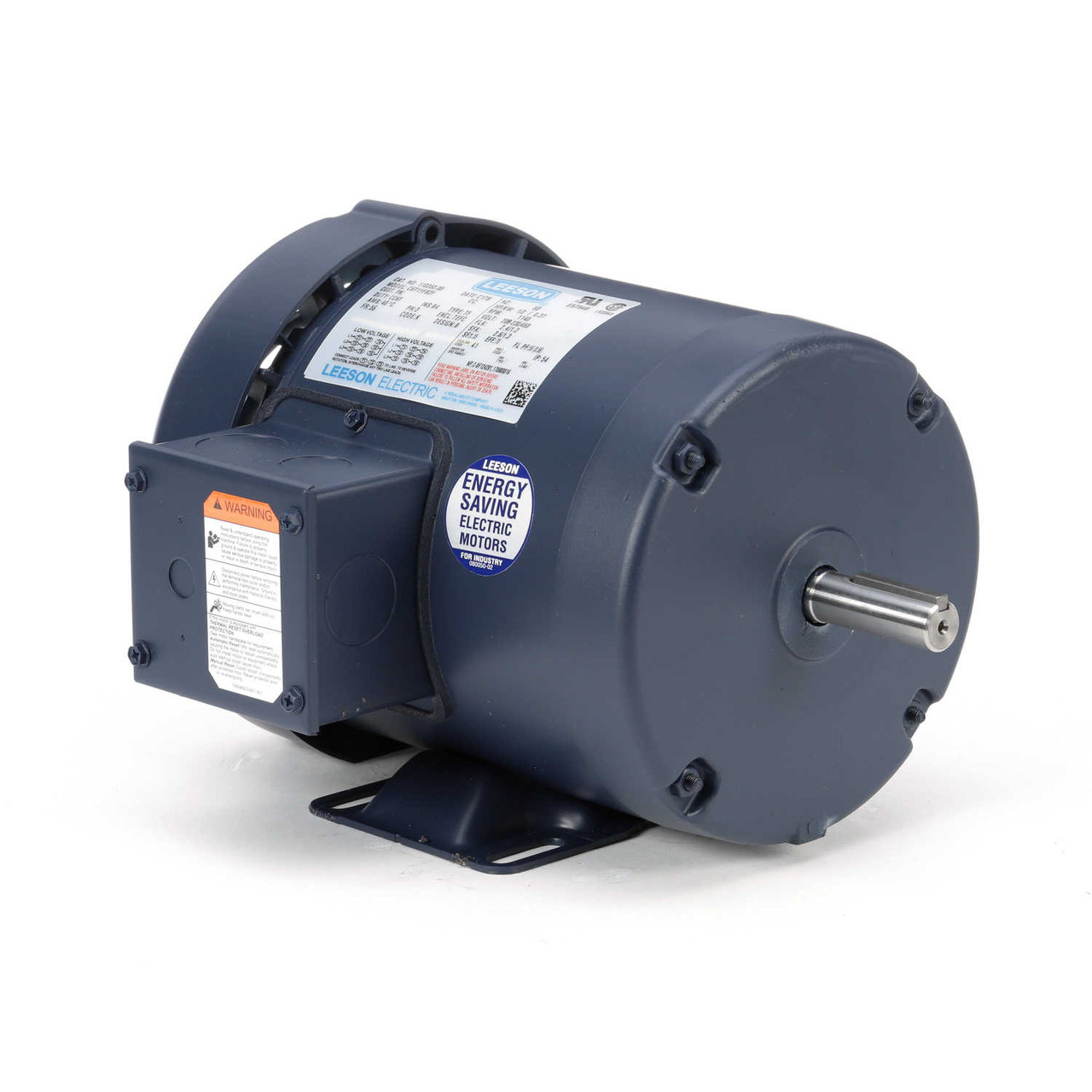 110353.00 Leeson | 1/2 hp 1140 RPM 56 Frame 208-230/460 Volts TEFC