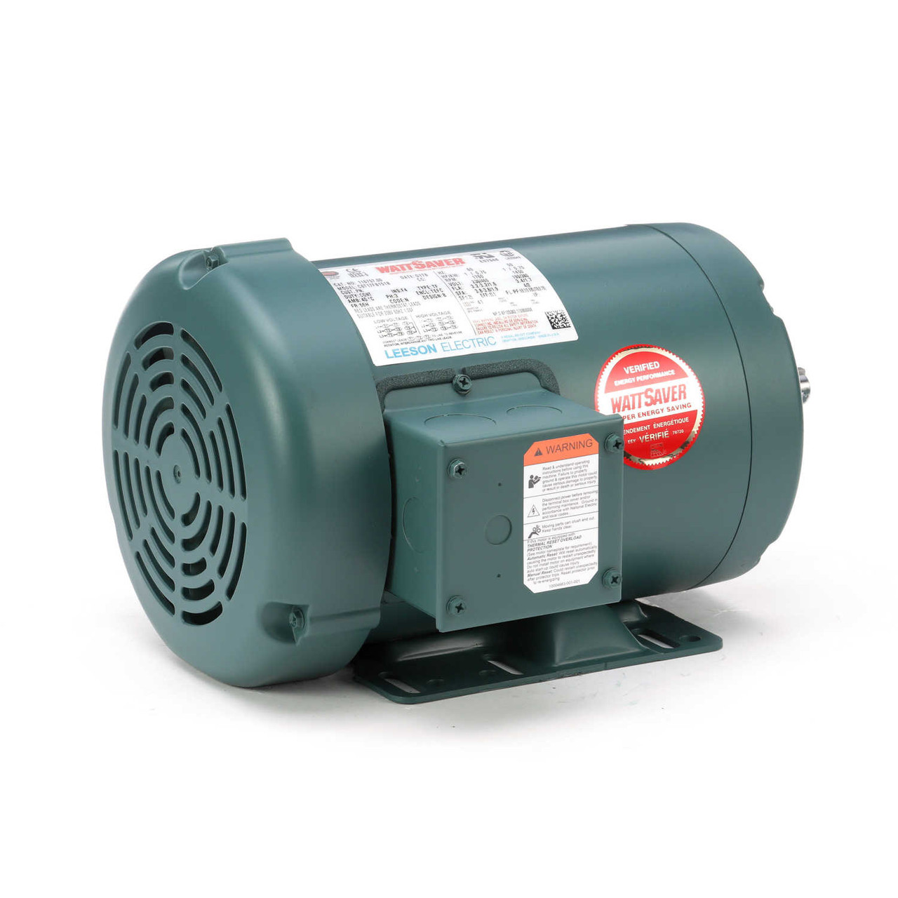 116757.00 Leeson | 1 hp 1725 RPM 56 Frame 230/460 Volts TEFC