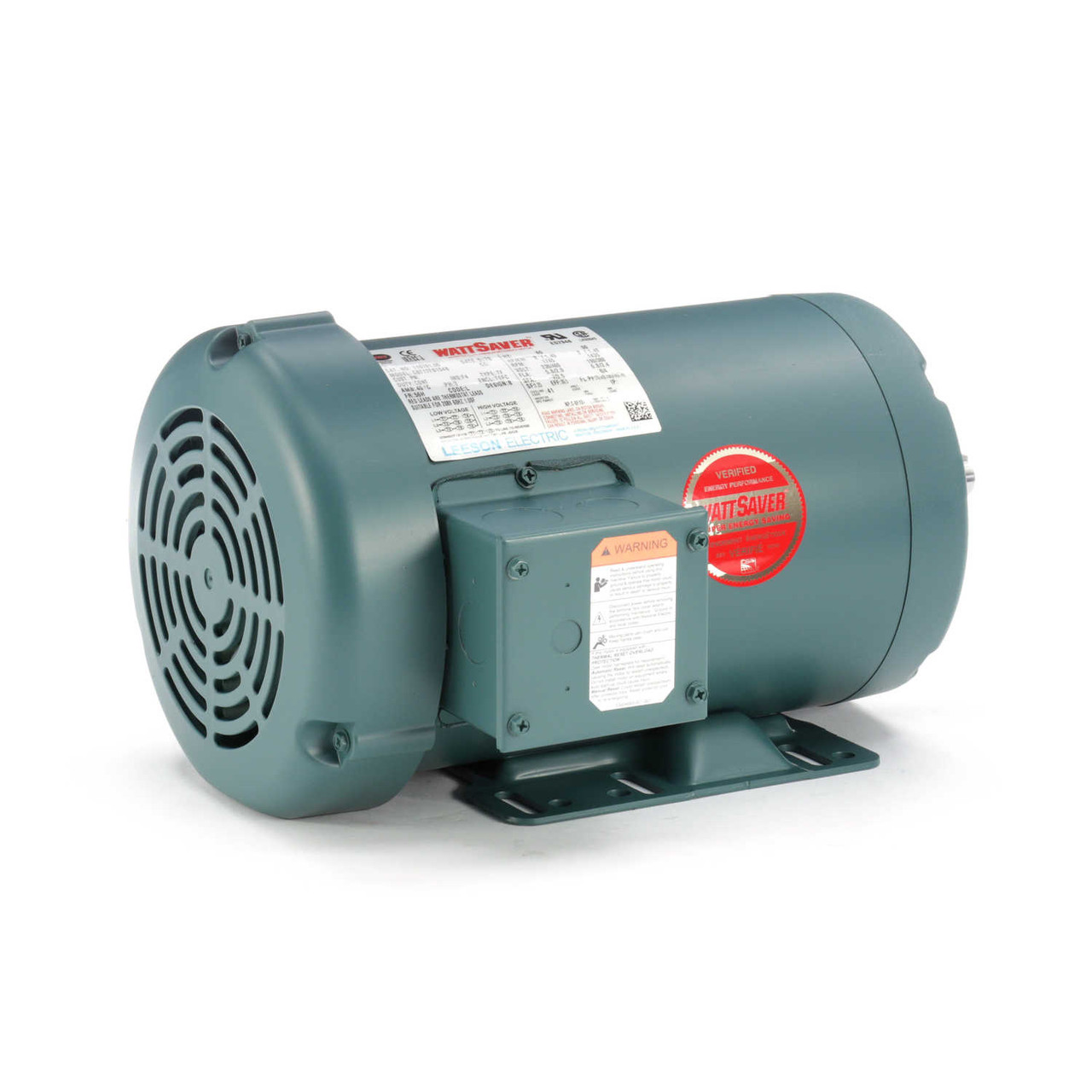 116761.00 Leeson | 2 hp 1725 RPM 56H Frame 230/460 Volts TEFC