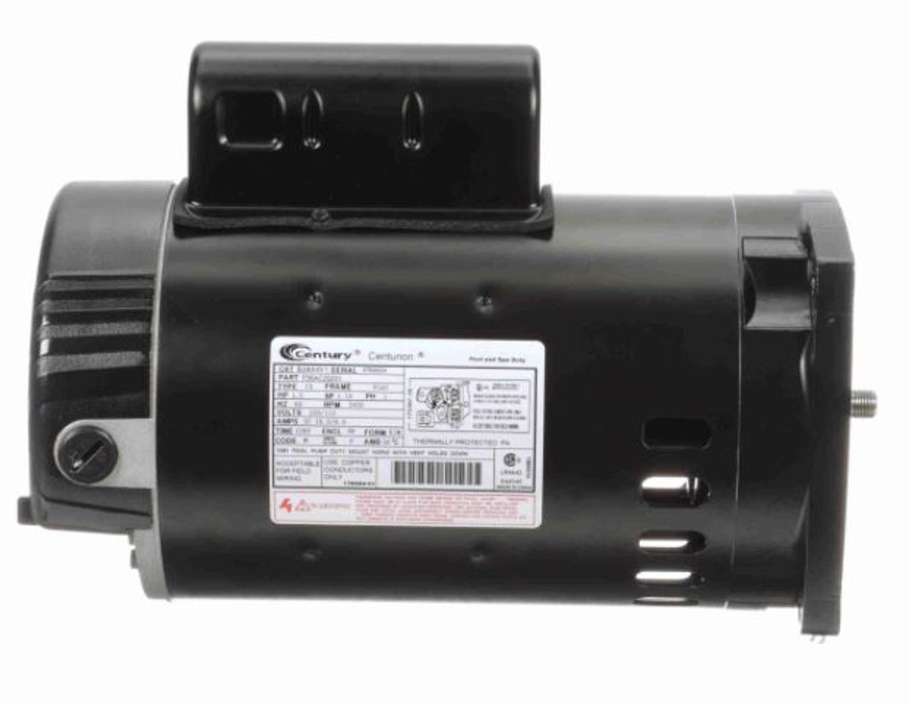 B2854V1 Century 1.5 hp 3450 RPM 56Y Frame 115/230V Square Flange Pool Motor