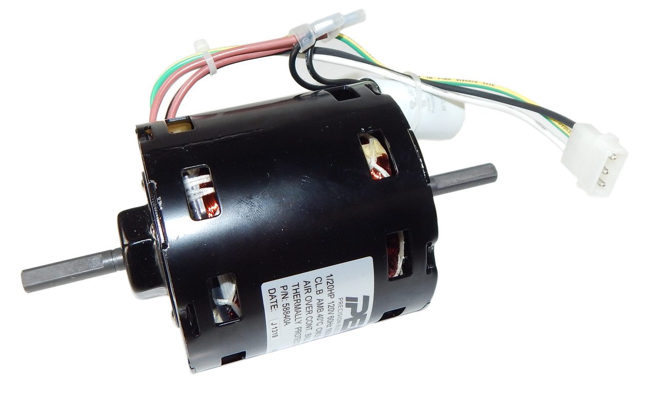 58840 Aftermarket Nutone Fan Motor (JA2R207N) 1600 RPM, 1.4 amps, 120V