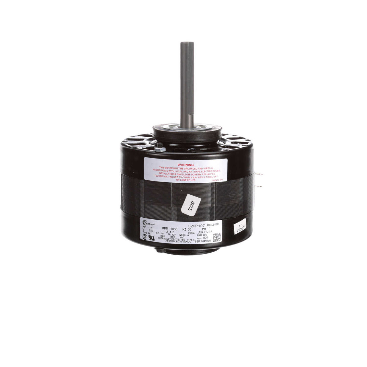 OML6418 Century Miller / LSI / Home Furnace Motor 1/7 hp 1050 RPM