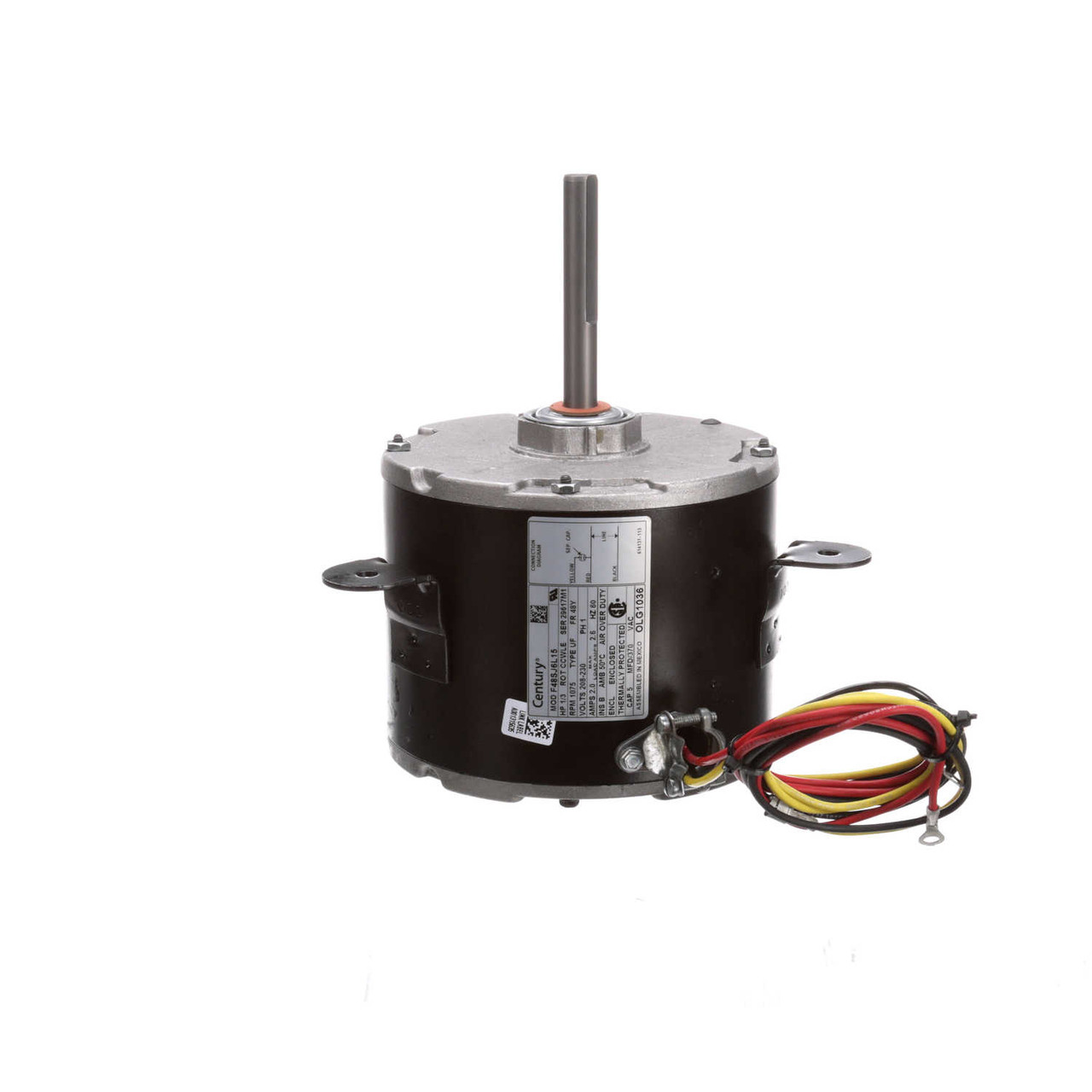 OLG1036 Century Lennox Furnace Motor (P-8-8041) 1/3 hp 1075 RPM