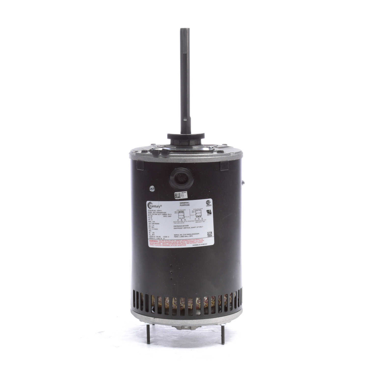 A.O. Smith H667 1 HP, 1140 RPM RPM, 1140 volts Volts, 2.6/5.3-5.2 Amps, 56 Frame, Ball Bearing Condenser Motor - Electric Fan Motors A.O. Smith H667 1 HP, 1140 RPM RPM, 1140 volts Volts, 2.6/5.3-5.2 Amps, 56 Frame, Ball Bearing Condenser Motor - Electric Fan Motors