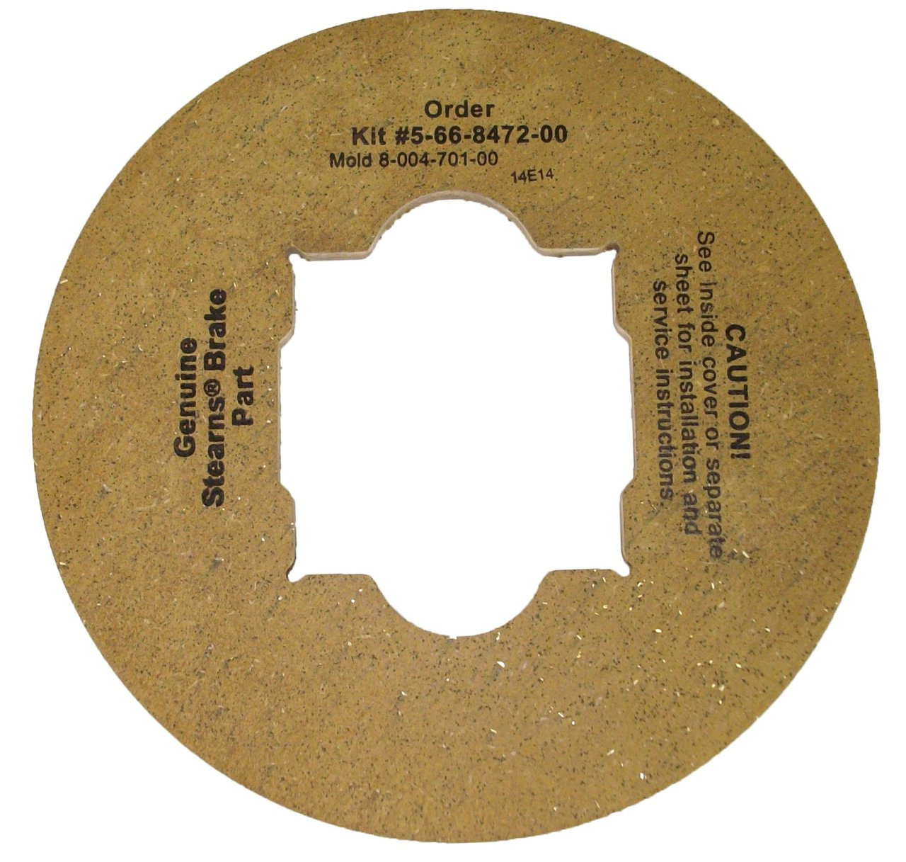 Stearns Brake Friction Disc 8 004 701 00 5 66 8472 00 Stearns Brake Friction Disc 8 004 701 00 5 66 8472 00