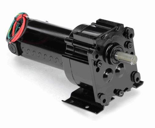 Leeson Parallel Shaft 1/8 hp, 61 RPM 12VDC Electric Gear Motor # M1125220