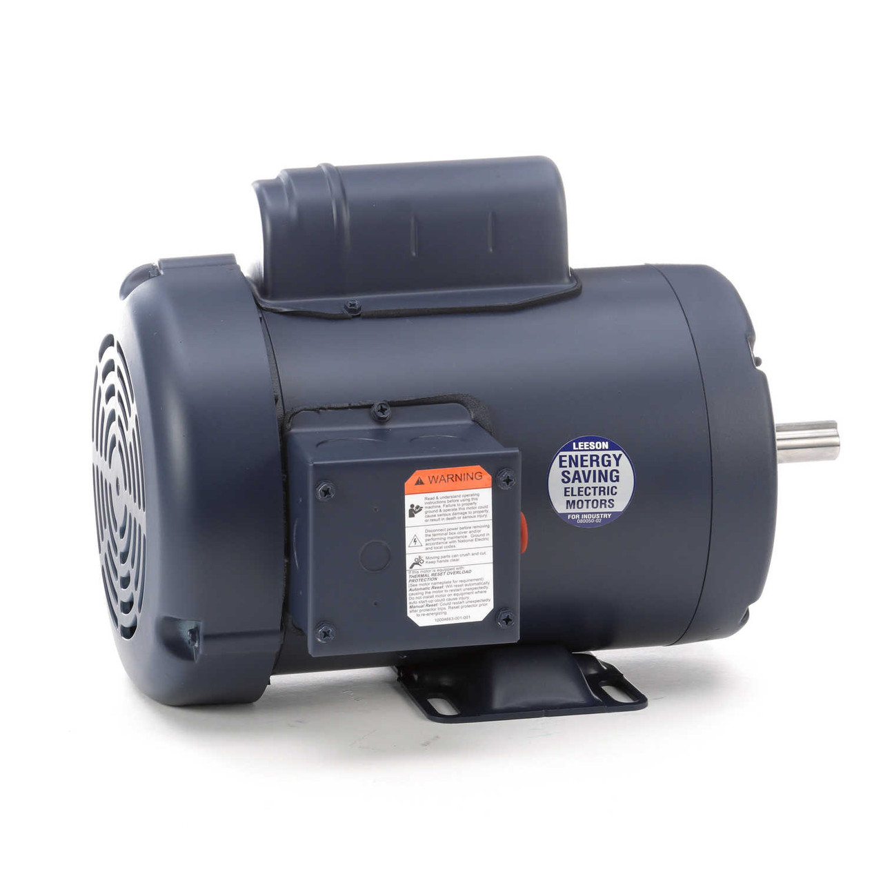 113911.00 Leeson | 1 hp 1425 RPM 56 Frame TEFC Rigid Base 110/220V