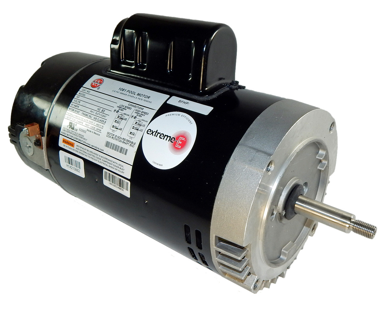 ASB2977 US Motors | 1.5 hp 2-Speed 56J 230V High Efficiency Pool Pump Motor