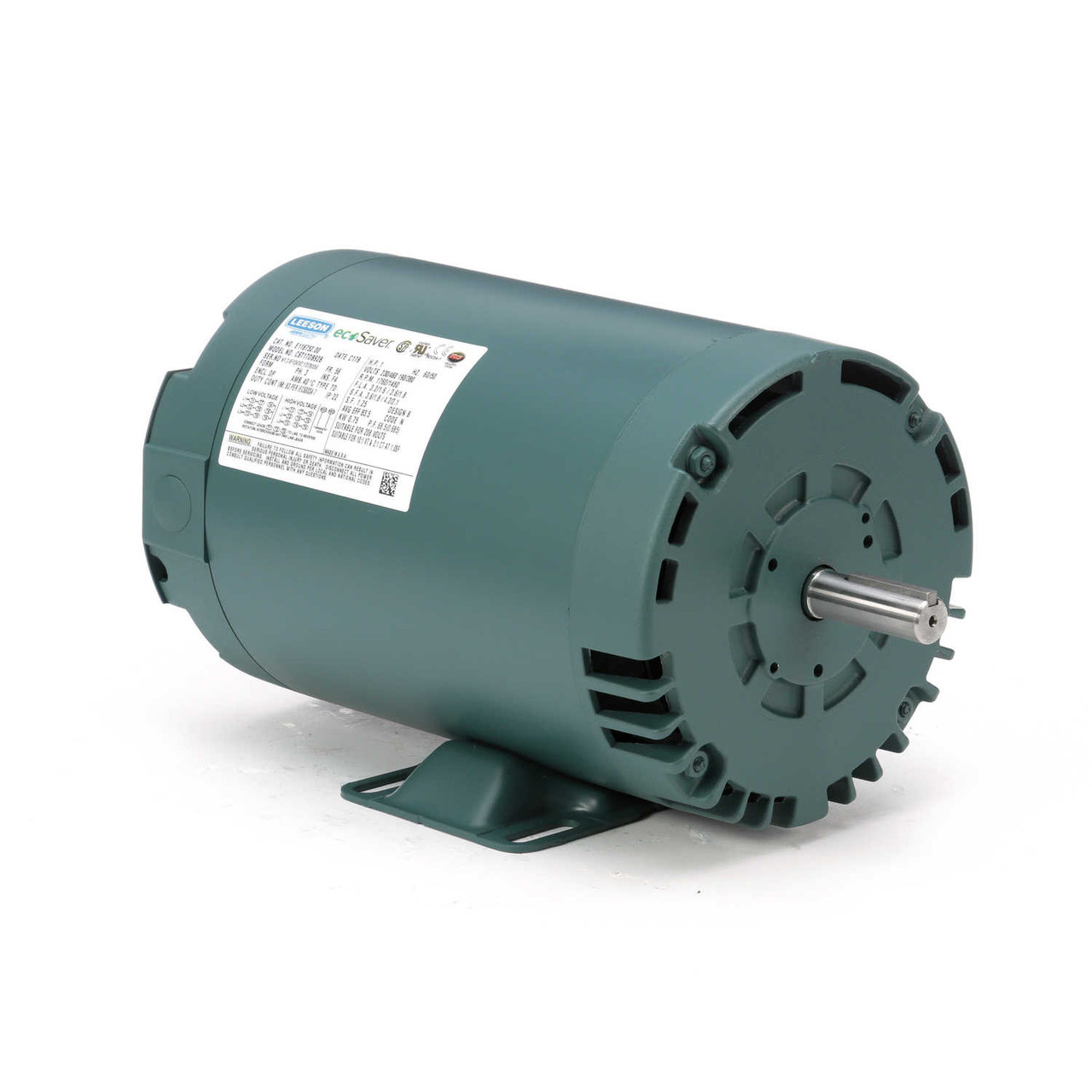 1 Hp 1725 Rpm 56 Frame 230 460v Open Drip Leeson Electric Motor E116752