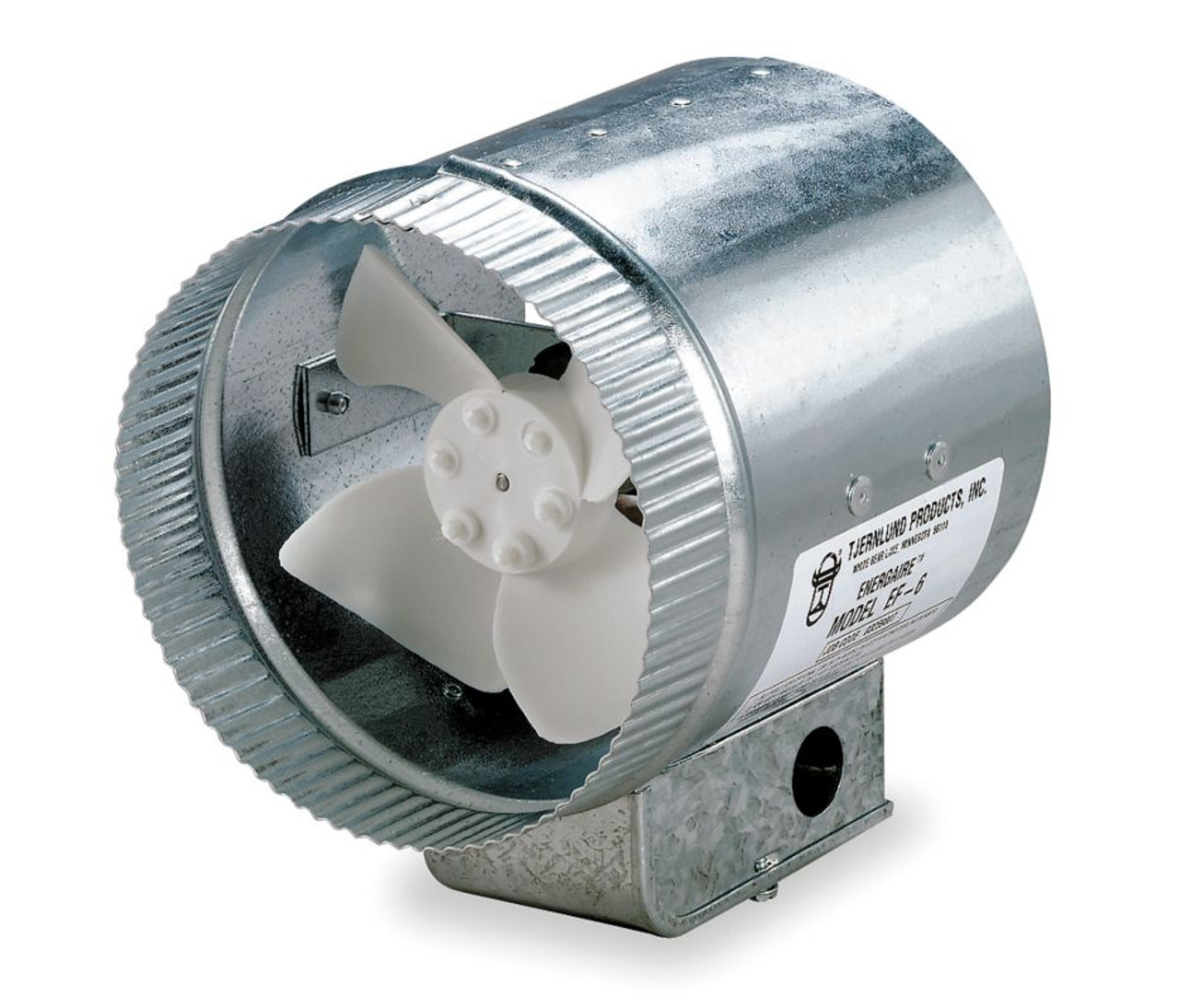 Tjernlund 6" Round InLine Air Duct Booster Fan 120 Volt EF6