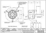 1258 Nidec | 1/20 hp 1100 RPM 3-Speed 115V; 5" Blower Motor