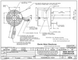 8945 Nidec | 1/3 hp 1075 RPM 2-Speed 460V; 5.6" Blower Motor