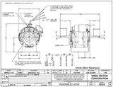 1256 Nidec | 1/12 hp 1375 RPM 3-Speed 115-120V; 5" Blower Motor
