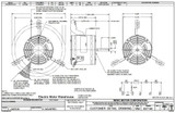 8052 Nidec | 1/3 hp 825 RPM 1-Speed 208-230V; 5.6" Blower Motor