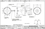 3404 Nidec | 1/4 hp 1100 RPM 1-Speed 208-230V; 5.6" Condenser Motor