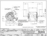 1261 Nidec | 1/15 hp 1050 RPM 3-Speed 208-230V; 5.0" Blower Motor
