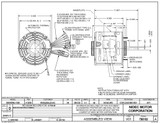 5471 Nidec | 3/4 hp 1075 RPM 4-Speed 208-230V; 5.6" Blower Motor