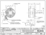 1146 Nidec | 1/6 hp 1100 RPM 1-Speed 115V; 5.6" Blower Motor