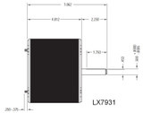 LX7931 Nidec | 1/4 hp 825 RPM 1-Speed 208-230V; 5.6" Condenser Fan Motor