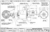 5345 Nidec | 1/3 hp 825 RPM 1-Speed 230V; 5.6" Condenser Motor