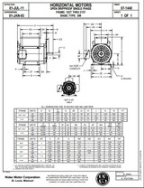 D2C2P18 Nidec | 2 hp 1800 RPM 182T Frame 115/230V Open Drip Nidec Electric Motor
