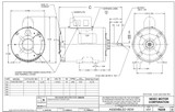 FD1CA1PZ Nidec | 1 hp 3600 RPM 56Z 115/230V Aeration Fan Motor