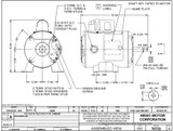FD34CA1PZ Nidec | 3/4 hp 3600 RPM 56Z 115/230V Aeration Fan Motor