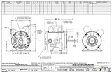 D14CP2P4 Nidec | 1/4 hp 1800 RPM 48 Frame 115/230V Open Drip Nidec Electric Motor