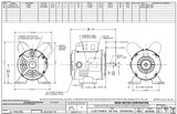 D12CPA2P Nidec | 1/2 hp 1800 RPM 56 Frame 115/230V Open Drip Nidec Electric Motor