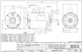 D1CM2J14 Nidec | 1 hp 1800 RPM 143T Frame 115/208-230V Open Drip Nidec Electric Motor