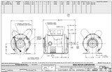 D12CPA2P49 Nidec | 1/2 hp 1800 RPM 48 Frame 115/230V Open Drip Nidec Electric Motor