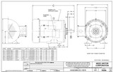 T13S2A Nidec | 1/3 hp 1800 RPM 56 Frame 208-230/460V TEFC Nidec Electric Motor