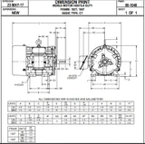 HD3P1E Nidec | 3 hp 3600 RPM 182T Frame 208-230/460V TEFC Nidec Electric Motor